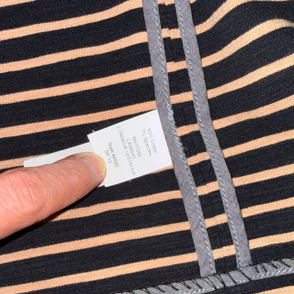 J. Crew Black and Camel Striped Blazer - Picture 8 of 8